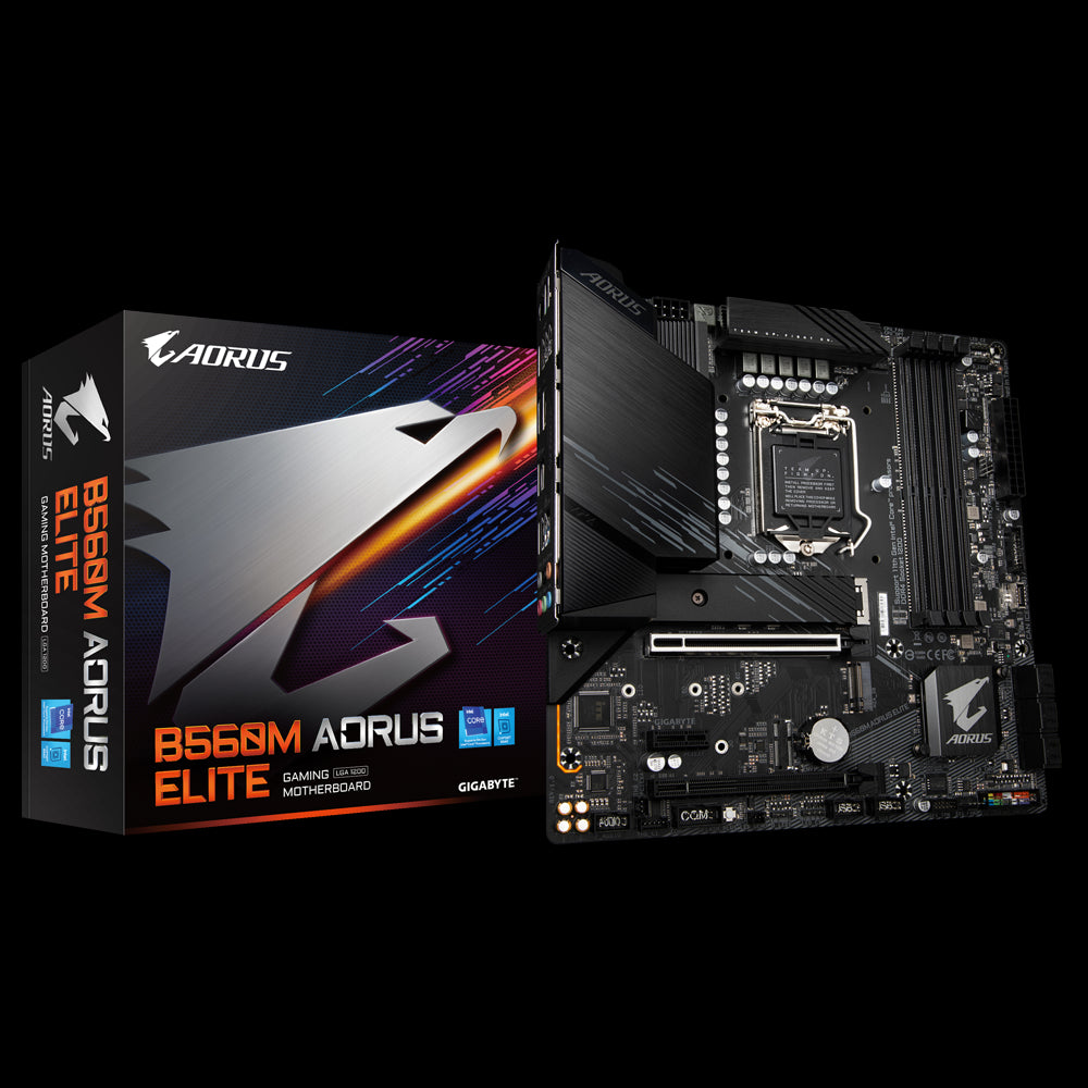 TARJETA MADRE GIGABYTE B560M AORUS ELITE 1200 4xDDR4 ATX