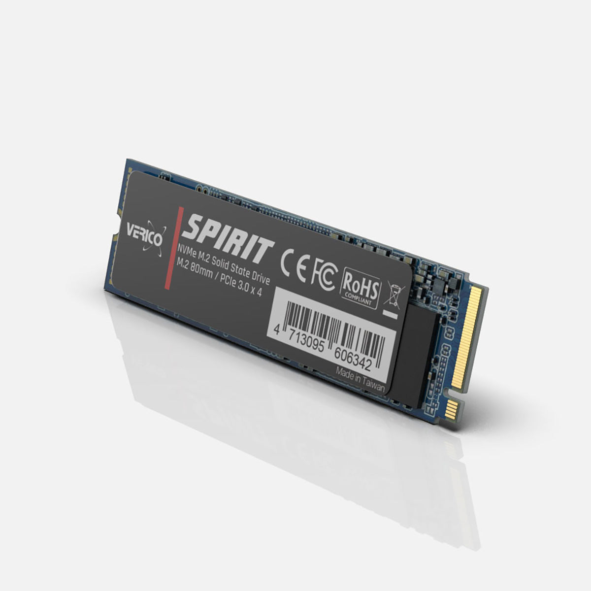 UNIDAD M.2 SSD VERICO (1SSOK-SSMM93-NN) SPIRIT 256GB, PCIE, NVME, 2280, 3DNAND