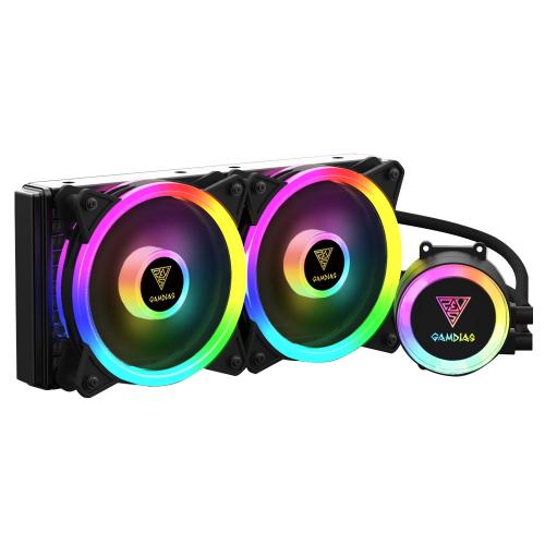 ENFRIAMIENTO LIQUIDO GAMDIAS CHIONE M2 240R RGB 2 VENT