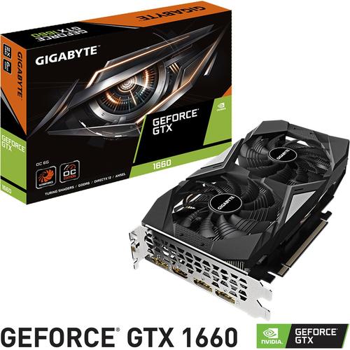 TARJETA DE VIDEO GIGABYTE GEFORCE GTX 1660 6GB GDDR5 GV-N1660OC-6GD