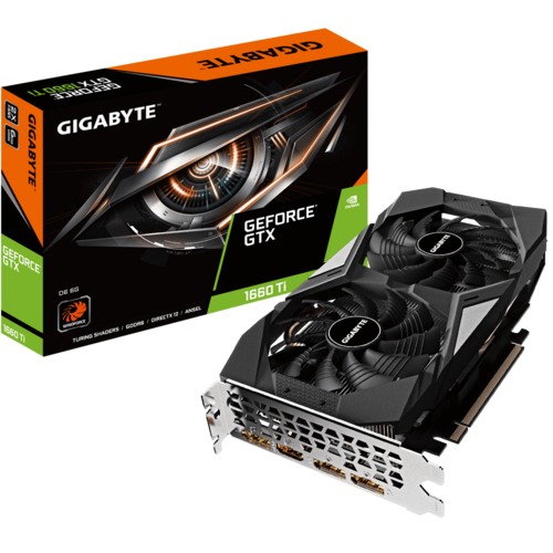 TARJETA DE VIDEO GIGABYTE GEFORCE GTX 1660Ti D6 6GB GDDR6 192BITS GV-N166TD6-6GD