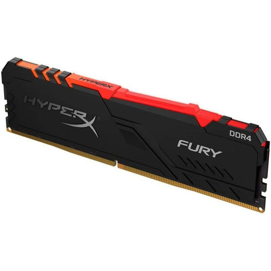 MEMORIA RAM KINGSTON HYPERX FURY RGB DDR4 8GB 3466MHZ INTEL XMP CL16 HX434C16FB3A/8