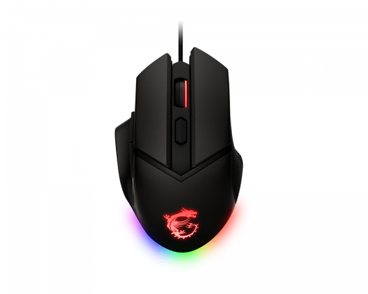 MOUSE MSI CLUTCH GM20 ELITE 6400DPI 6BOT USB RGB