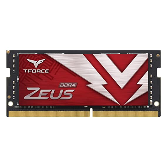 MEMORIA RAM TEAMGROUP T FORCE ZEUS SODIMM 16GB DDR4 3200MHZ ROJO TTZD416G3200HC22