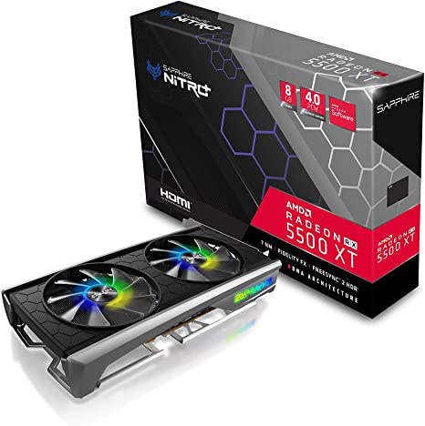 TARJETA DE VIDEO SAPPHIRE NITRO+ RX5500XT 8GB SPECIAL ED 11295-05-20G