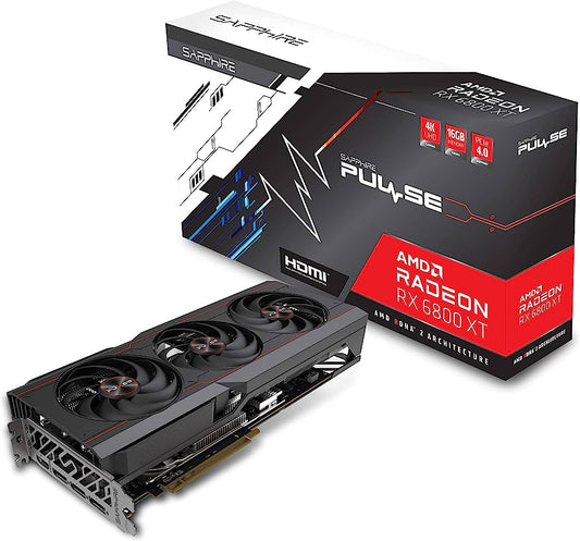 TARJETA DE VIDEO SAPPHIRE (11304-03-20G) PULSE RADEON RX 6800 XT GAMING OC 16GB GDDR6, HDMI*1, DP*3