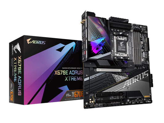 TARJETA MADRE GIGABYTE (X670E AORUS XTREME) SOCKET AM5,4*DDR5 6600MHZ, HDMI, DP, ATX