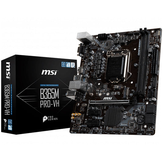 TARJETA MADRE MSI B365M PRO-VH 1151 2xDDR4 M.2 HDMI VGA MATX