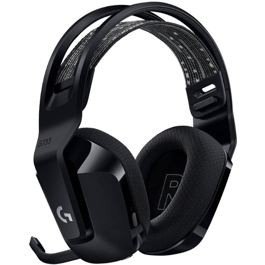 AURICULARES GAMING LOGITECH G733 BLACK INALAMBRICO RECARGABLE USB 7.1 RGB 981-000863