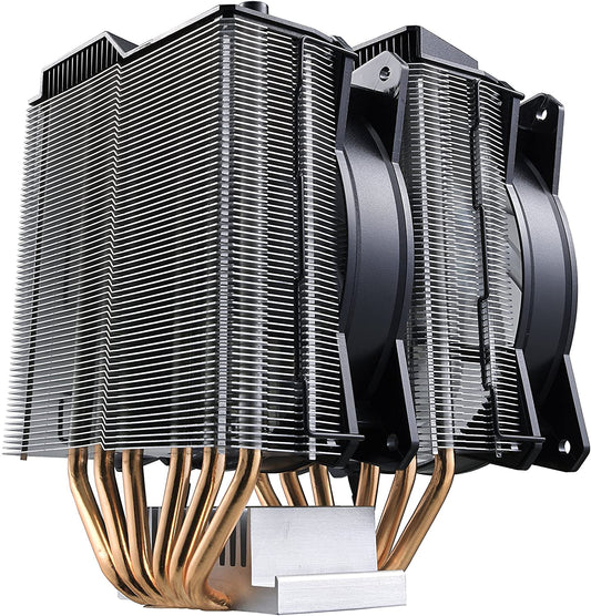 DISIPADOR COOLER MASTER MASTERAIR MA620P 2FANS-2TORRES RGB INTEL-AMD MAP-D6PN-218PC-R1