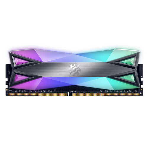 MEMORIA ADATA XPG SPECTRIX D60G 8GB DDR4 3600MHZ CL18 RGB GRIS AX4U36008G18I-ST60