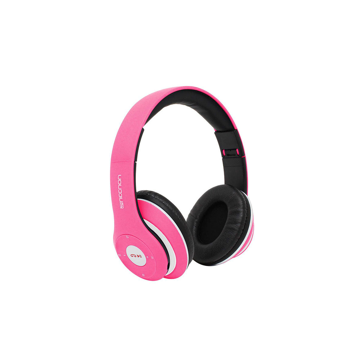 AURICULARES NECNON (NBH-01R-RS) BTH,C/MICROFONO,ANTI-GOLPES,AUX 3.5,ENTRADA TF,FM,BATERIA 350MAH,ROSA