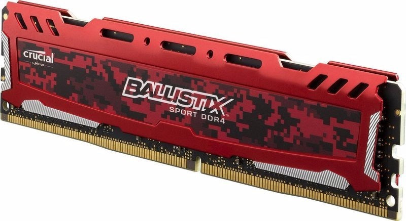 MEMORIA RAM CRUCIAL BALLISTIX 8GB DDR4 3000MHZ RED HEATSINK CL15 BLS8G4D30AESEK