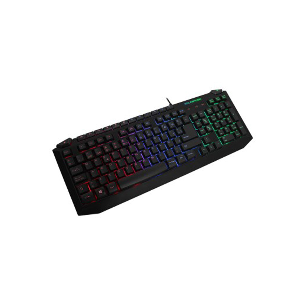 TECLADO BALAM RUSH (BR-929622) BALACK,USB,119 TECLAS,LED 3 COLORES,CABLE 1.8M,NEGRO