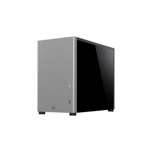 GABINETE BALAM RUSH (BR-935371) ERIS SPECIAL GI985,MICRO ATX,1*USB 3.0,1*USB C,CRISTAL TEMP,GRIS