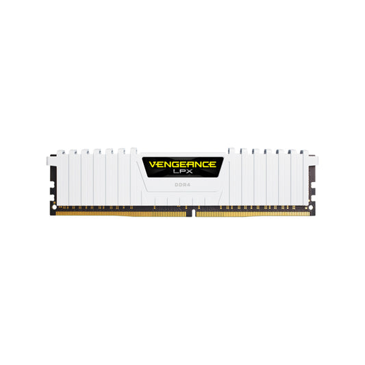 MEMORIA RAM CORSAIR 16GB DDR4 (2X8GB) 3000MHZ VENGEANCE LPX BLANCO CMK16GX4M2D3000C16W