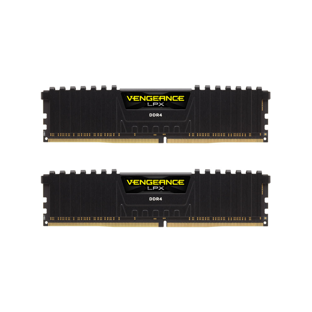 MEMORIA RAM CORSAIR 32GB DDR4 (2X16GB) 2400MHZ VENGEANCE NEGRO CMK32GX4M2A2400C14