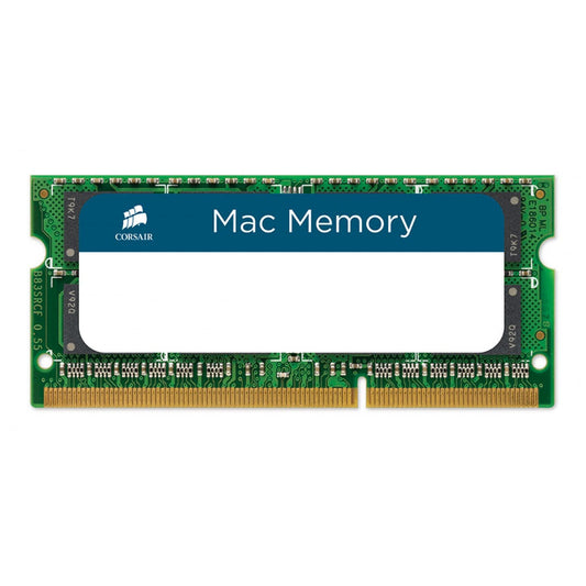 MEMORIA RAM SODIMM DDR3 CORSAIR (CMSA4GX3M1A1333C9)4GBB 1333MHZ VALUE CL9 MAC