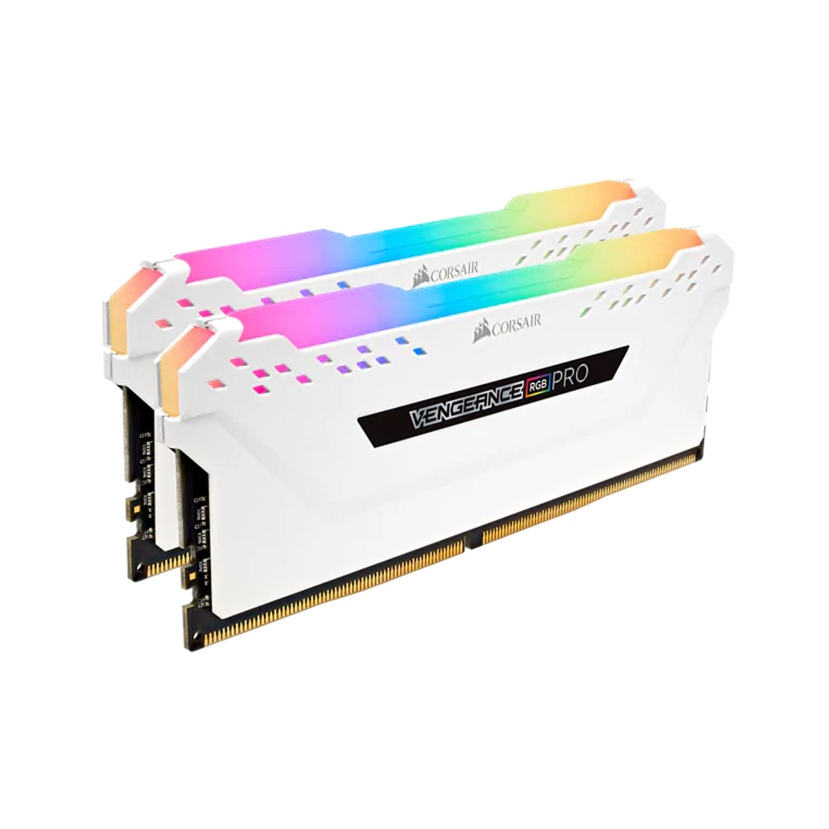 MEMORIA RAM CORSAIR 16GB DDR4 3000MHZ (2X8GB) VENGEANCE RGB PRO BLANCO CMW16GX4M2C3000C15W