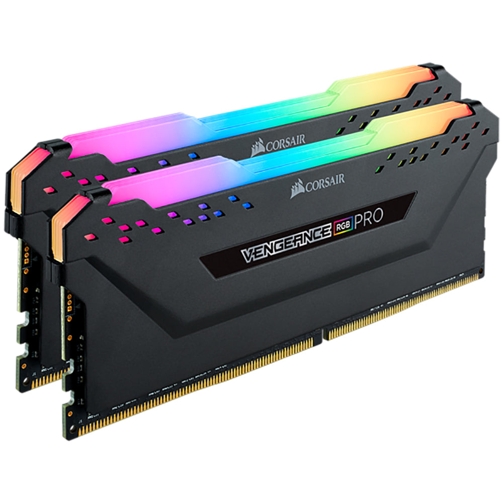 MEMORIA RAM CORSAIR 16GB DDR4 (2X8GB) 3600MHZ VENGEANCE RGB PRO CMW16GX4M2C3600C18