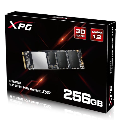 UNIDAD ESTADO SOLIDO SSD M.2 ADATA XPG SX6000P 2280 PCIe 256GB ASX60000PNP-256GT-C