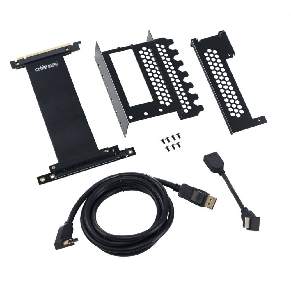 BRACKET VERTICAL PCI-E CABLEMOD HDMI + DISPLAYPORT - BLACK CM-VPB-HDK-R