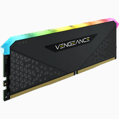 MEMORIA RAM CORSAIR 16GB DDR4 3200MHZ (1X16GB) VENGEANCE RGB RS NEGRO CMG16GX4M1E3200C16