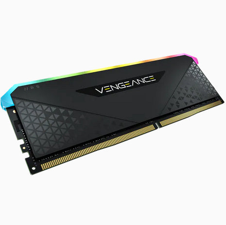 MEMORIA RAM CORSAIR 8GB DDR4 3200MHZ (1X8GB) VENGEANCE RGB RS NEGRO CMG8GX4M1E3200C16