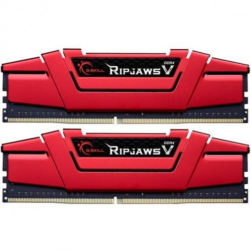 MEMORIA RAM G.SKILL RIPJAWS V 16GB DDR4 (2X8GB) 2666MHZ RED F4-2666C19D-16GVR