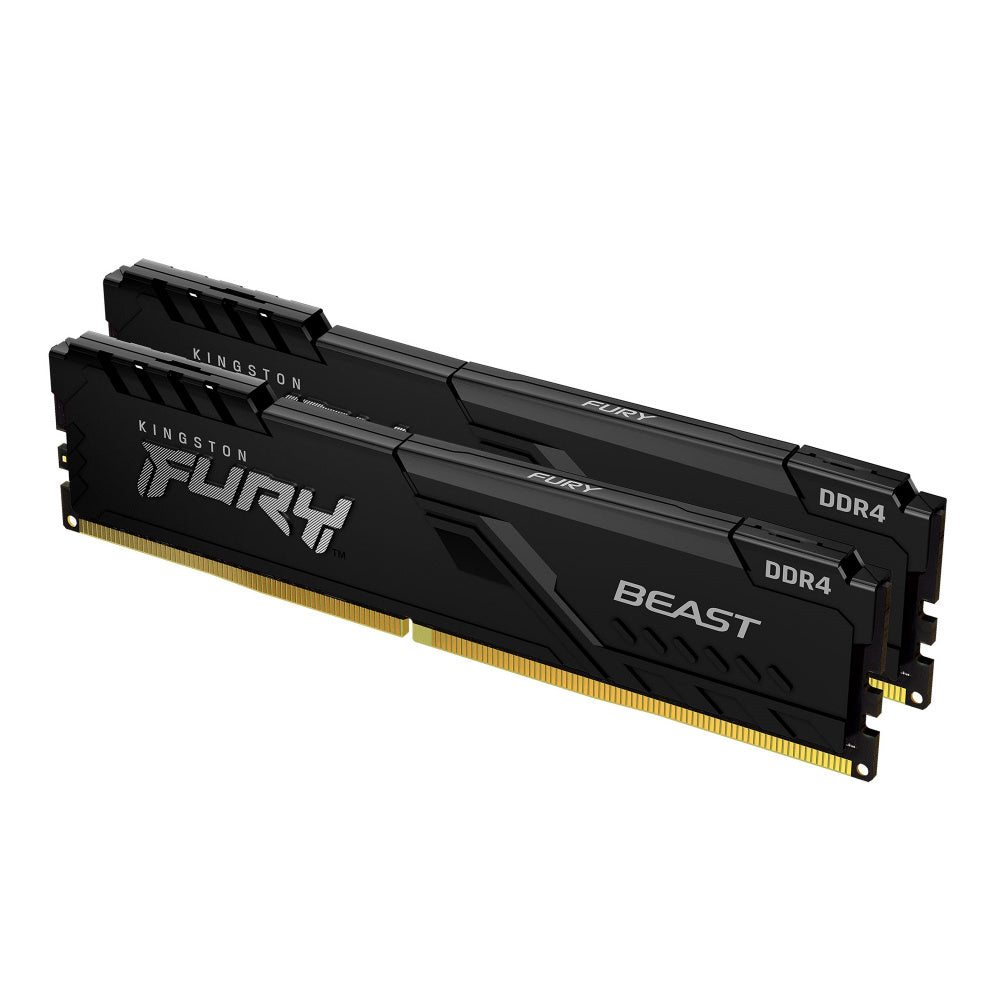 MEMORIA RAM KINGSTON KF437C19BBK2/16 16GB DDR4 (2X8GB) 3733MHZ FURY BEAST BLACK CL19