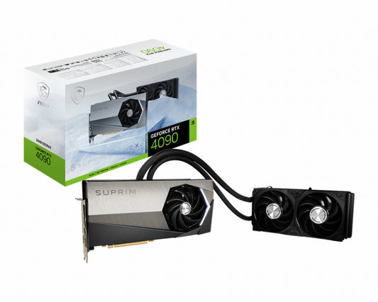 TARJETA DE VIDEO MSI (RTX 4090 SUPRIM LIQUID X 24GB) GDDR6X 2640 MHZ, 1*HDMI, 3*DP