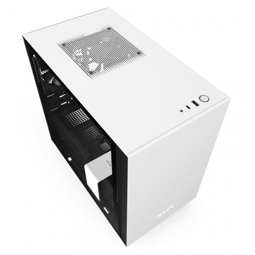 GABINETE NZXT H210i MINI BLANCO-NEGRO MITX CA-H210i-W1