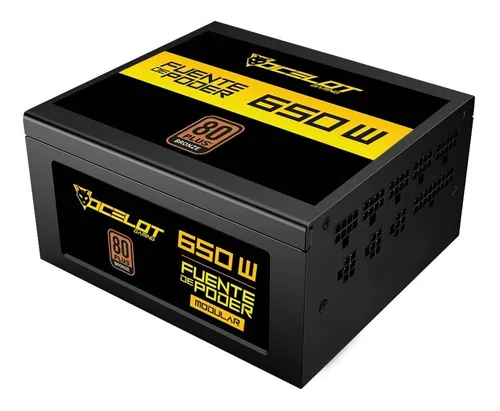 FUENTE DE PODER OCELOT 650W MODULAR 80+BRONCE OGPS600M