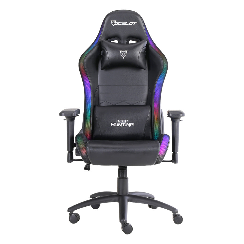 SILLA OCELOT RGB 4D 150KG COJIN LUMBAR Y CERVICAL OSRGB