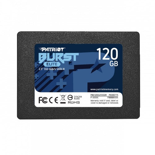 UNIDAD SSD PATRIOT BURST 120GB 2.5" SATA3 PBE120GS25SSDR