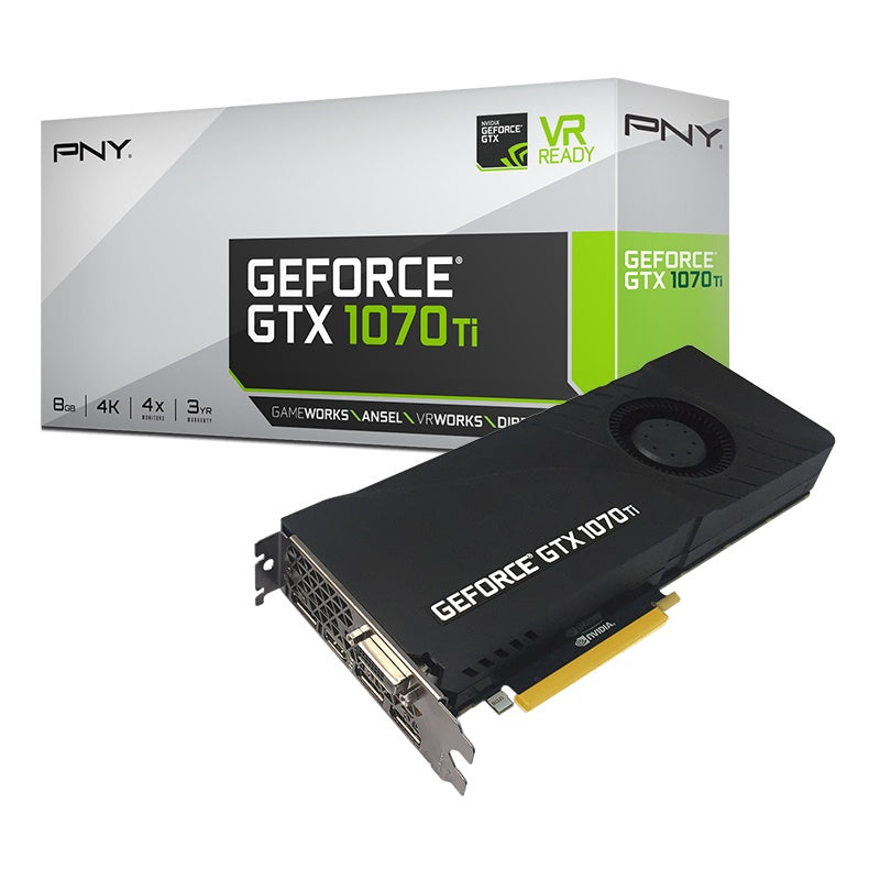 TARJETA DE VIDEO PNY GTX 1070 TI 8GB GDDR5 VCGGTX1070T8PB