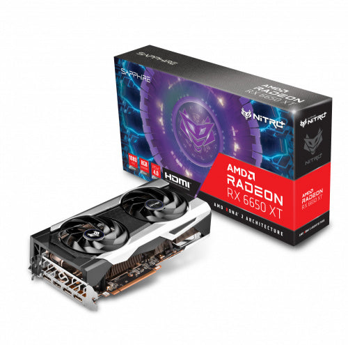 TARJETA DE VIDEO SAPPHIRE NITRO AMD RADEON RX 6650 XT GAMING 8GB GDDR6 128 BIT AMD RDNA2 11319-01-20G