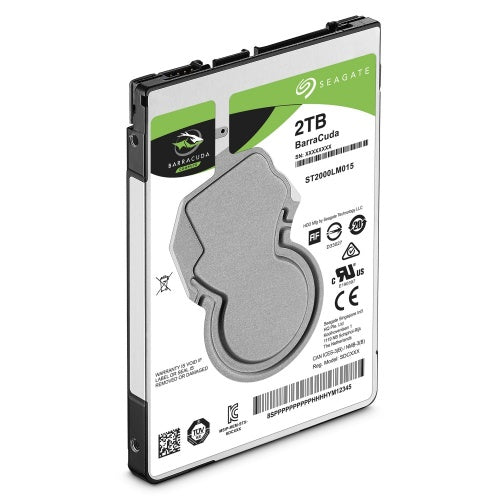 DISCO DURO INTERNO SEAGATE BARRACUDA 2.5" 2TB SATA3 5400RPM 7MM ST2000LM015