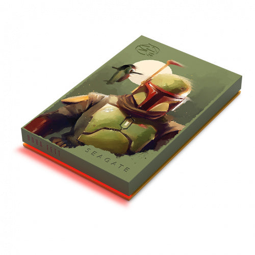 DISCO DURO EXTERNO SEAGATE FIRECUDA GAMING 2TB USB 3.0 EDICION STAR WARS BOBA FETT STKL2000406