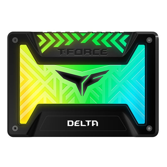 SSD INTERNO TEAMGROUP 500GB 2.5" T FORCE DELTA RGB NEGRA T253TR500G3C313