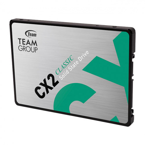 UNIDAD ESTADO SOLIDO TEAMGROUP CX2 CLASSIC 256GB 2.5 SATA III ECC NEGRO PLATA T253X6256G0C101