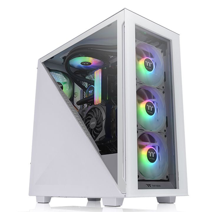 GABINETE THERMALTAKE DIVIDER 300 TG ARGB BLANCO CRISTAL TEMPLADO ATX CA-1S2-00M6WN-01