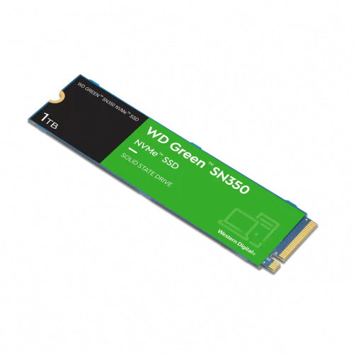 UNIDAD DE ESTADO SOLIDO SSD WD GREEN SN350 1TB M.2 NVME PCIE GEN3 WDS100T3G0C