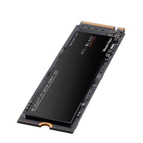 UNIDAD DE ESTADO SOLIDO SSD WD BLACK SN750 NVME M.2 1TB PCIE GEN3 8GB/S WDS100T3X0C