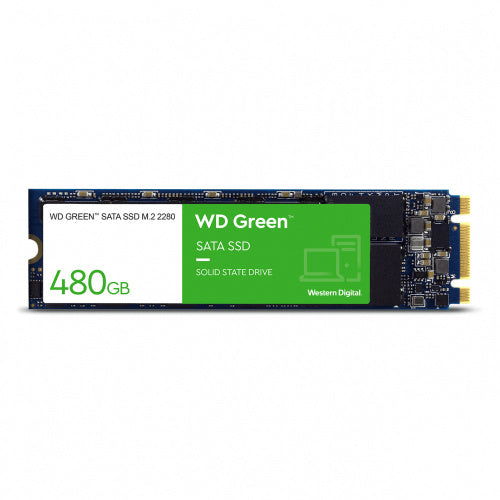 UNIDAD DE ESTADO SOLIDO SSD WD 480GB M.2 GREEN SATA3 2280 WDS480G3G0B