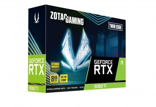 TARJETA DE VIDEO ZOTAC GEFORCE RTX 3060Ti 8GB DDR6 256BITS ZT-A30610E-10MLHR
