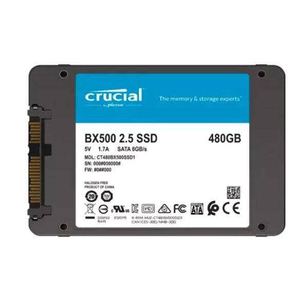 SSD CRUCIAL BX500 480GB SATA3 2.5" CT480BX500SSD1