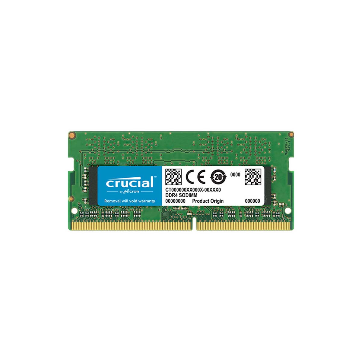 MEMORIA SODIMM DDR4 CRUCIAL (CT4G4SFS8266) 4GB 2666MHZ, CL19