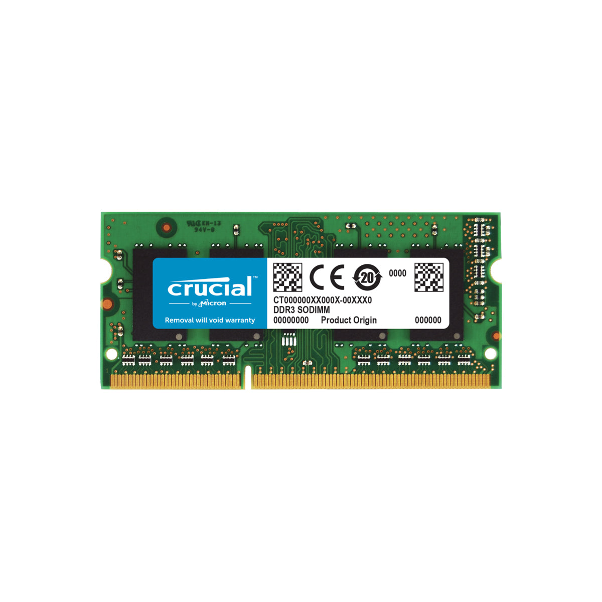 MEMORIA RAM SODIMM CRUCIAL 8GB DDR4 1866MHZ MAC CL13 CT8G3S186DM