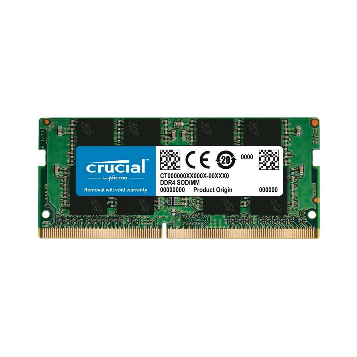 MEMORIA RAM SODIMM CRUCIAL 8GB DDR4 2666MHZ CL19 CT8G4SFS8266